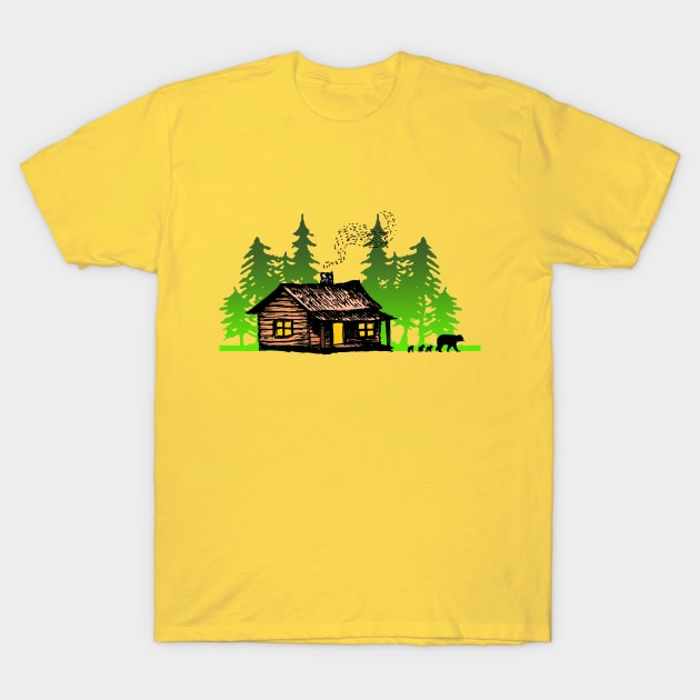 CABIN WITHOUT BEARS T-Shirt by JeanGregoryEvans1